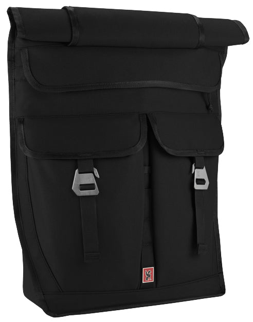 Chrome Pawn Roll-Top Backpack Black