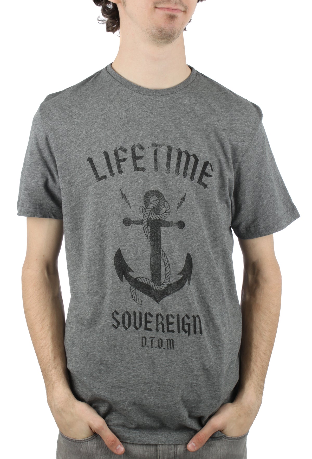 Lifetime Collective Sovereign T Shirt Heather Grey