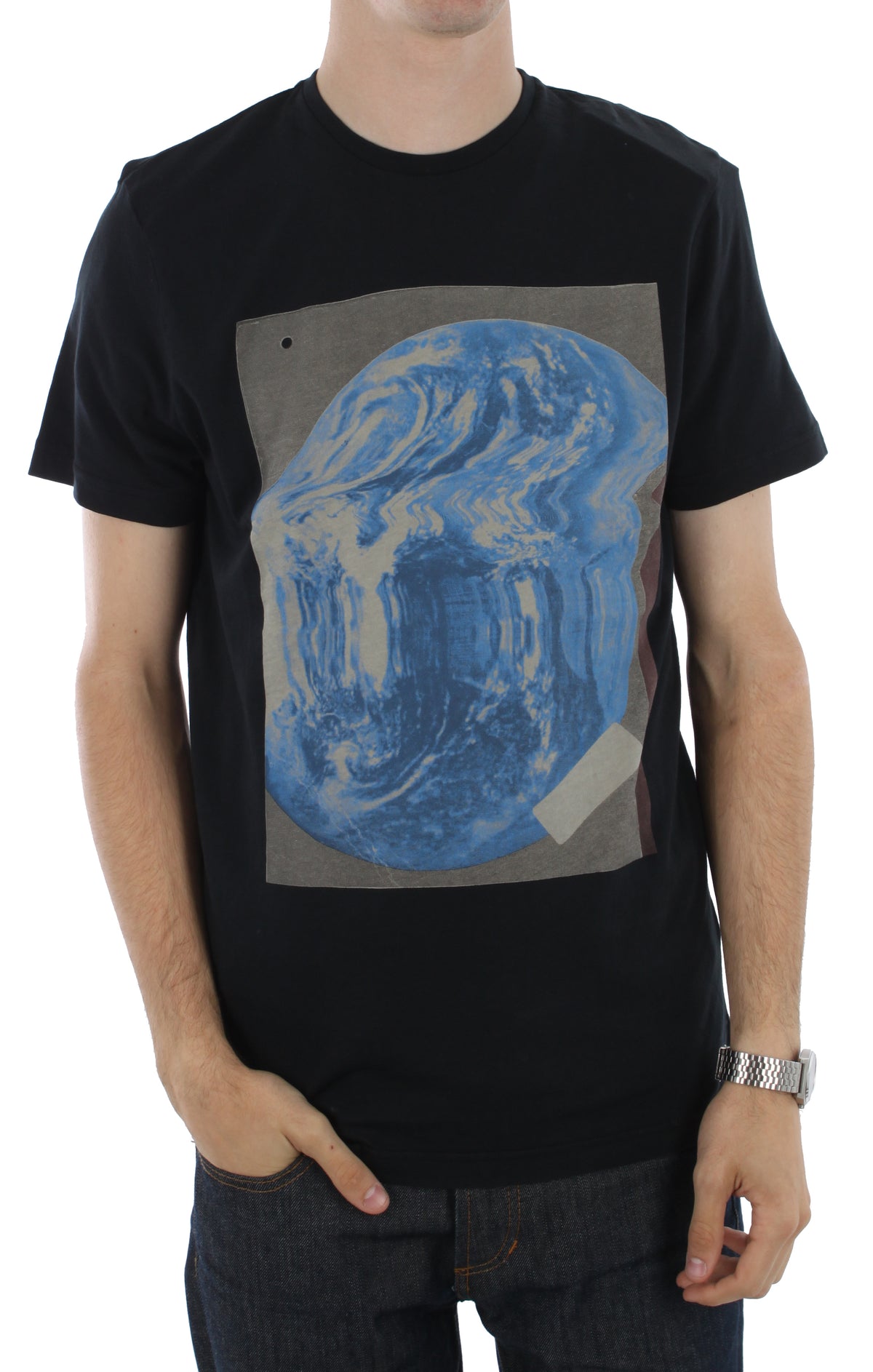 Lifetime Collective Earth Distortion T Shirt Black