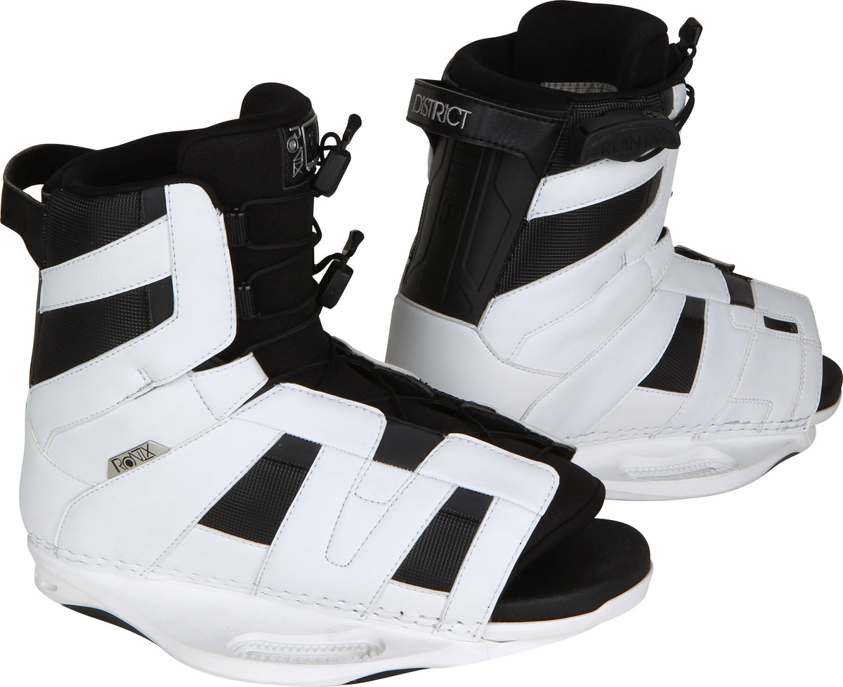 Ronix District Wakeboard Bindings 2012 White/Black/Reflective