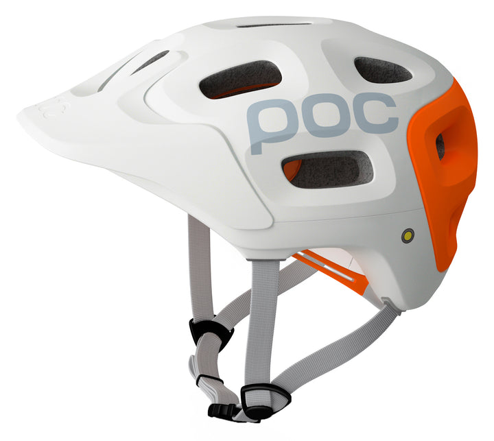 POC Trabec Race MIPS Bike Helmet White/Orange