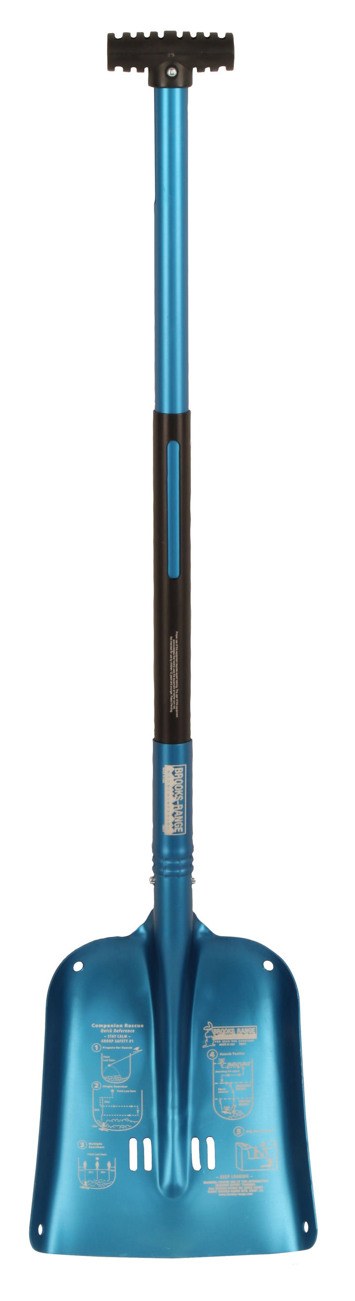 Brooks-Range Backcountry Longneck Pro T Handle Shovel Blue