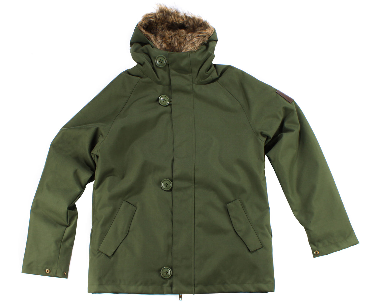 Makia Raglan Jacket Olive