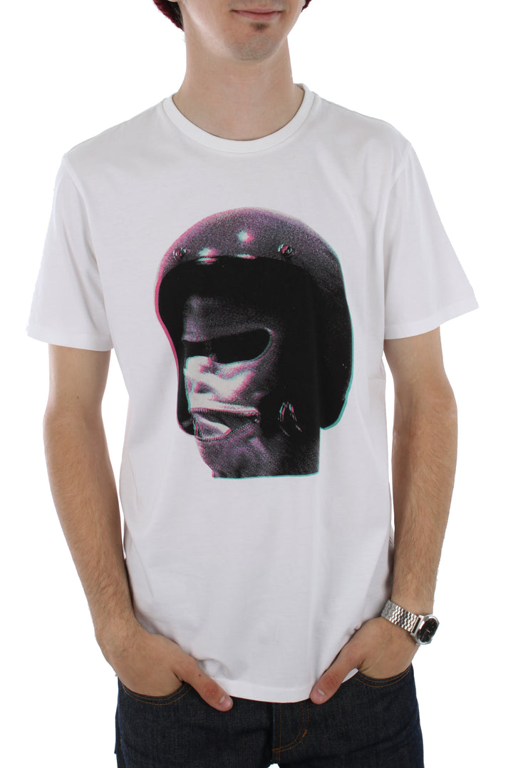Wesc Helmet T Shirt White
