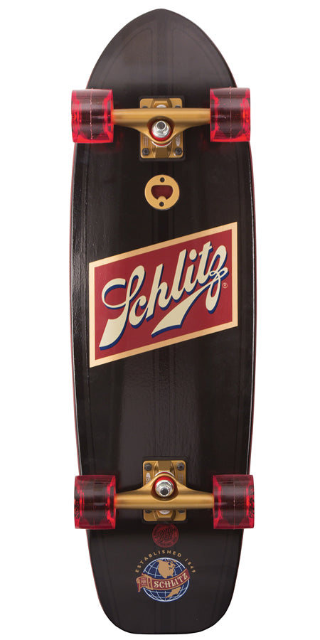 Santa Cruz PBC Schlitz Rat Rod Longboard Complete Top View