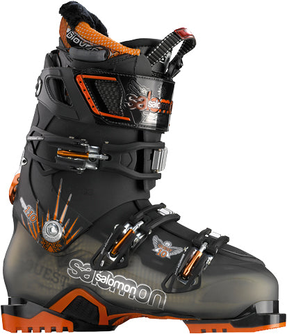 Salomon Quest 10 Ski Boots 2012 Orange Translucent/Black