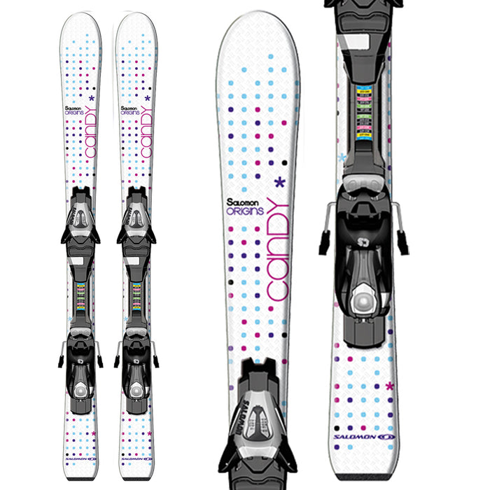 Salomon Candy Jr Skis + C5 Bindings - Youth 2012