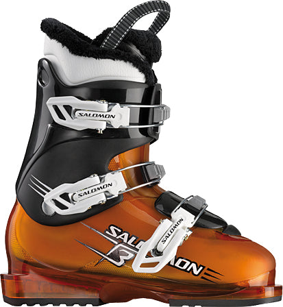 Salomon T3 RT Ski Boots - Youth 2012 Orange Translucent/Black