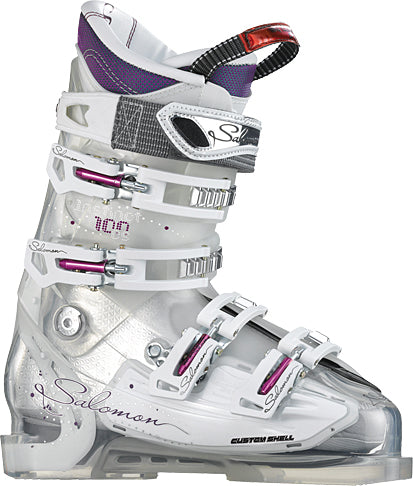 Salomon Instinct 100 CS Ski Boots - Women's 2012 Crystal Translucent/White