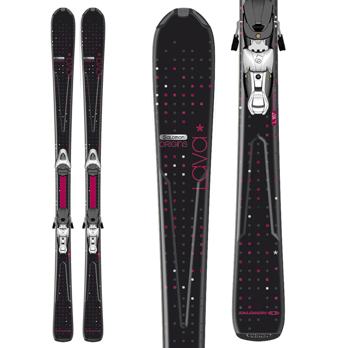 Salomon Origins Lava Skis + L9 Bindings - Women's 2012