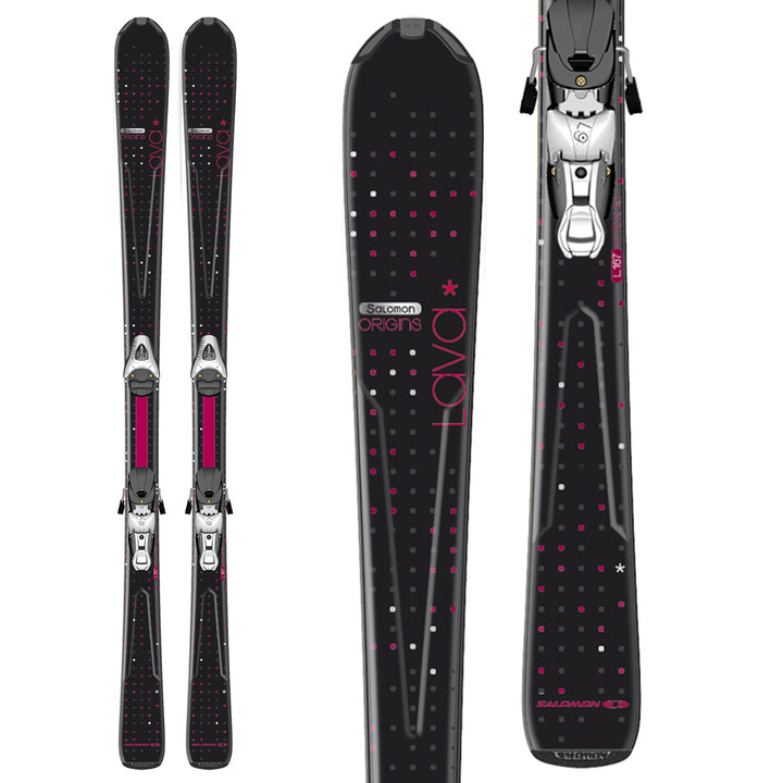 Salomon Origins Lava Skis + L9 Bindings - Women's 2012