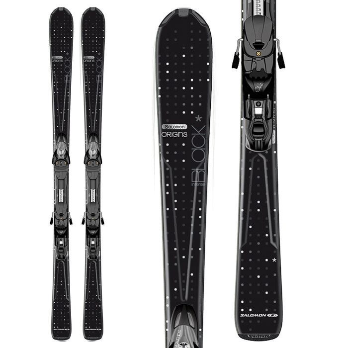 Salomon Origins Intense Black Skis + Z10 Ti Bindings - Women's 2012