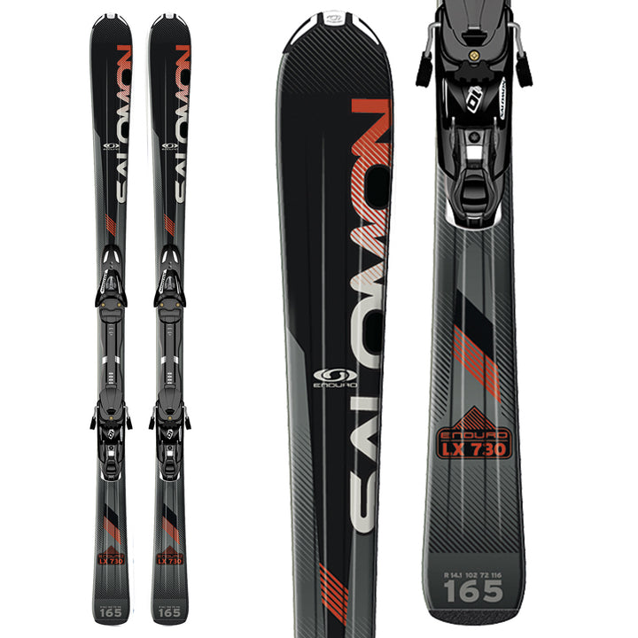Salomon Enduro LX 730 Skis + L10 Bindings 2012