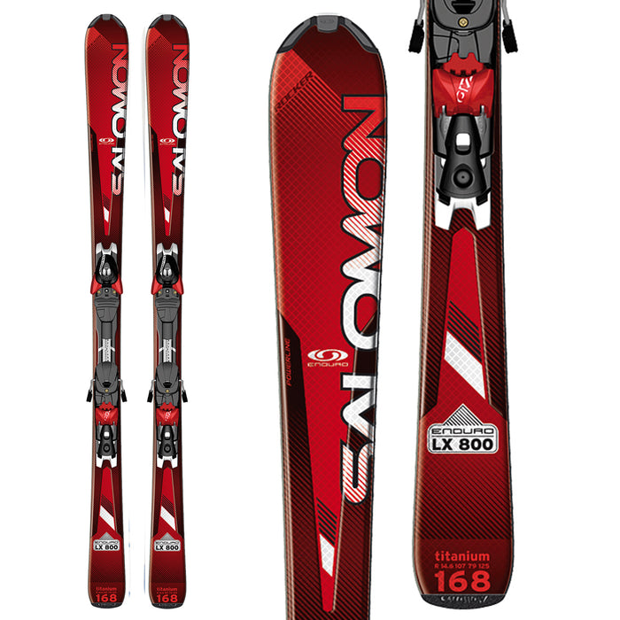 Salomon Enduro LX 800 Skis + Z10 Bindings 2012
