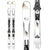 Salomon Enduro XT 800 Skis + Z12 Bindings 2012