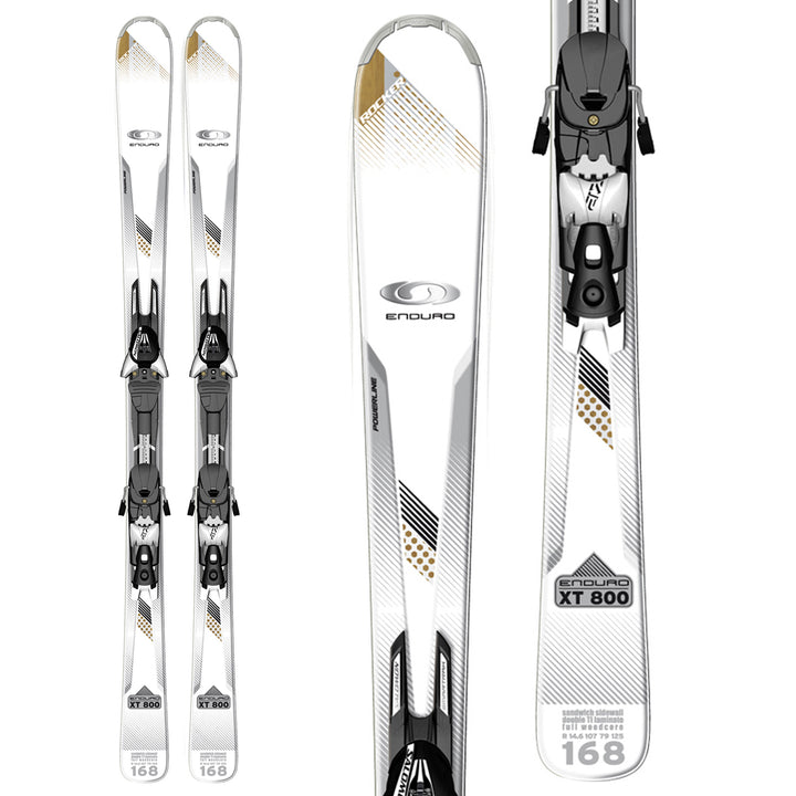 Salomon Enduro XT 800 Skis + Z12 Bindings 2012