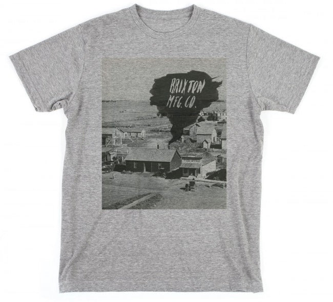 Brixton Flue T Shirt Heather Grey
