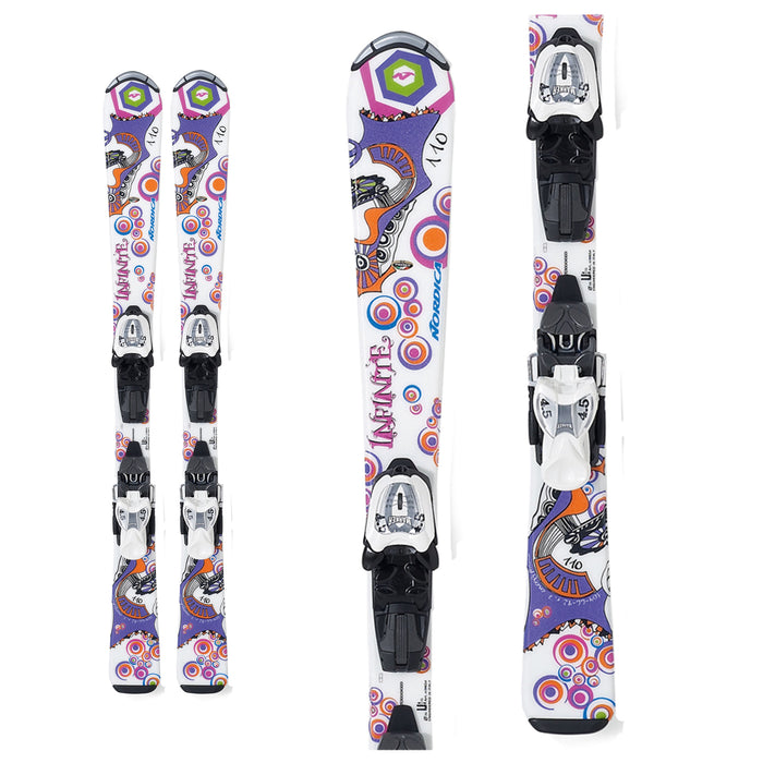 Nordica Infinite Jr Skis + M7.0 Fastrak Bindings - Girl's 2011