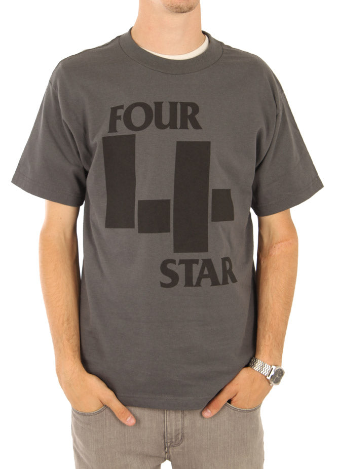 Fourstar 4-Pack T Shirt Charcoal