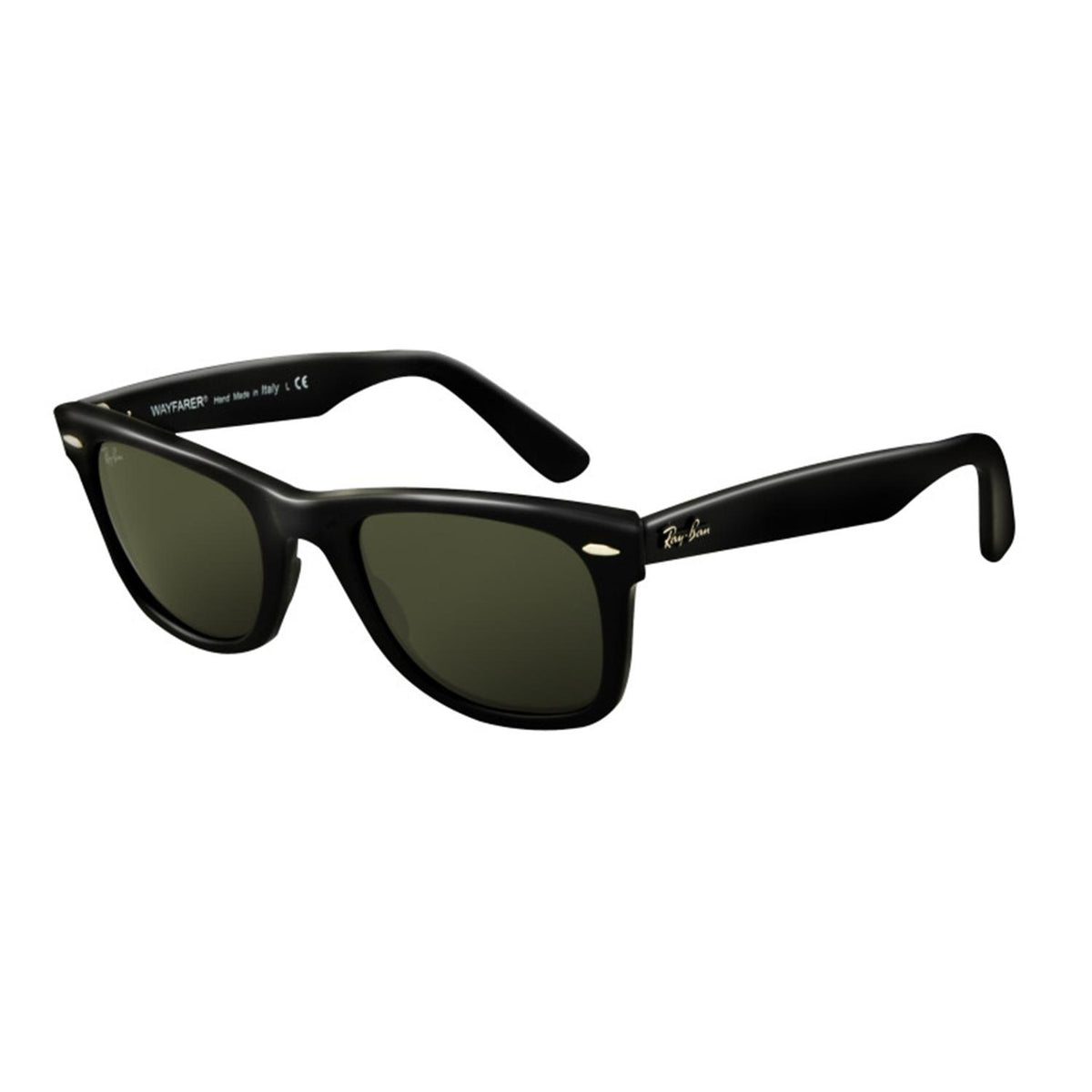 Ray Ban RB 2140 Original Wayfarer 54 Sunglasses Black/Green Classic G-15
