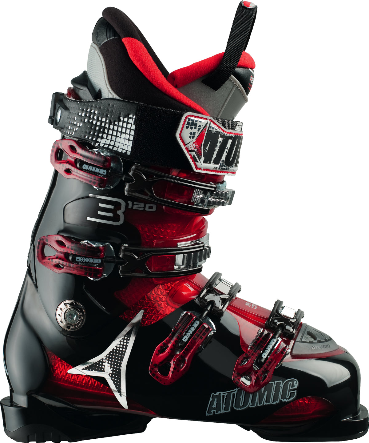 Atomic B Tech 120 Ski Boots 2012 Black/Red Translucent
