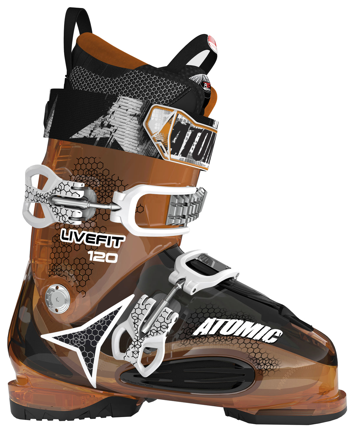 Atomic LF 120 Ski Boots 2012 Orange Translucent/Black Translucent