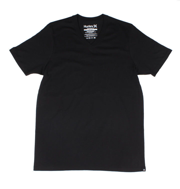 Hurley Staple Premium V Neck T Shirt Black