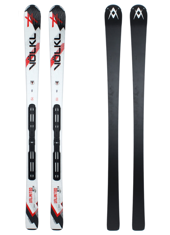 Volkl Unlimited AC 7.4 Silver Skis + M10.0 Fastrak2 Bindings 2011