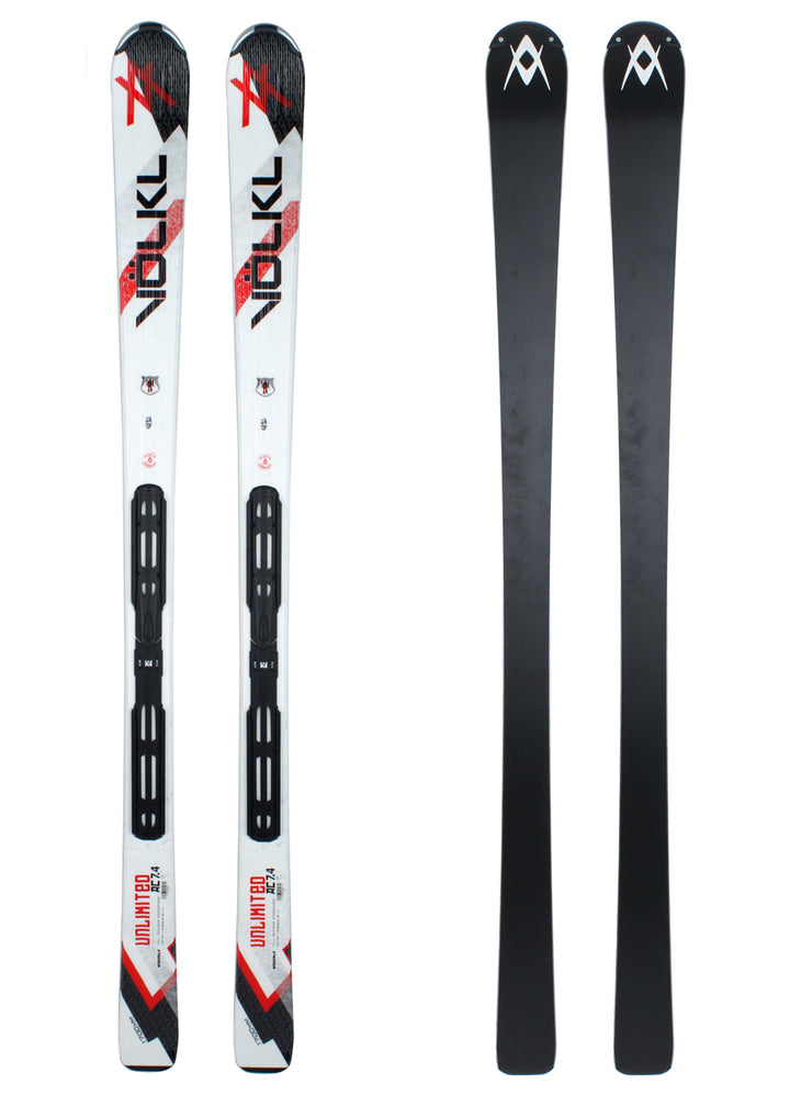 Volkl Unlimited AC 7.4 Silver Skis + M10.0 Fastrak2 Bindings 2011