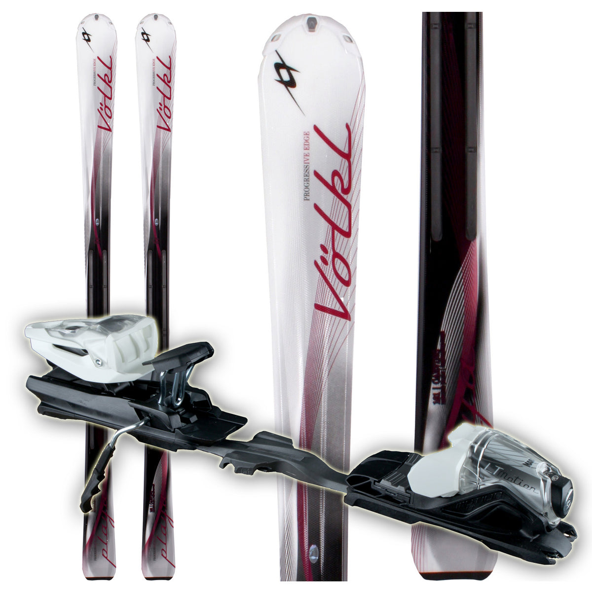 Volkl Attiva Playa Skis + Attiva LT 10 Bindings - Women's 2011