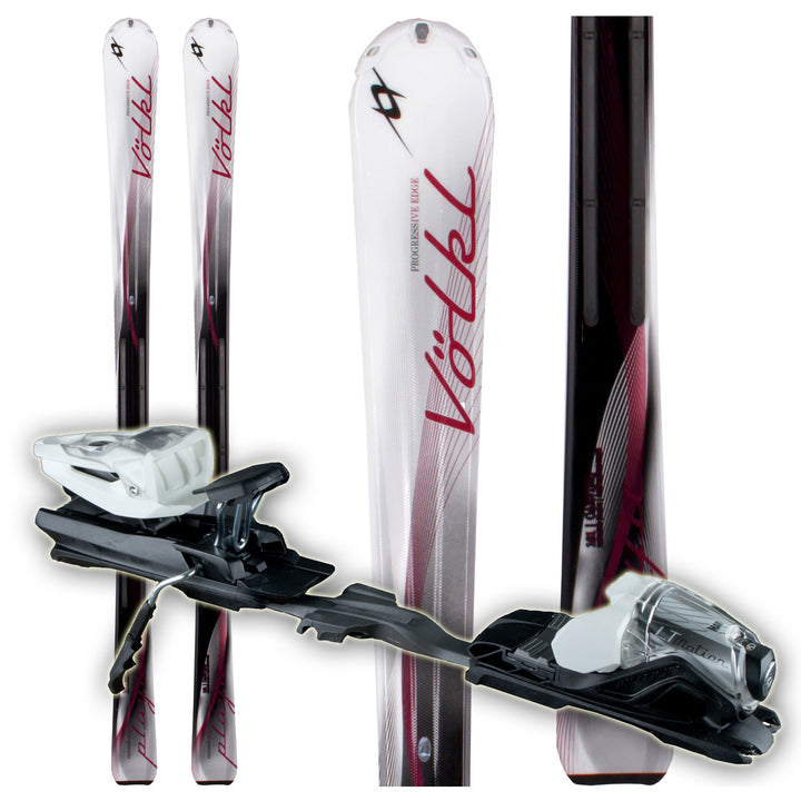 Volkl Attiva Playa Skis + Attiva LT 10 Bindings - Women's 2011