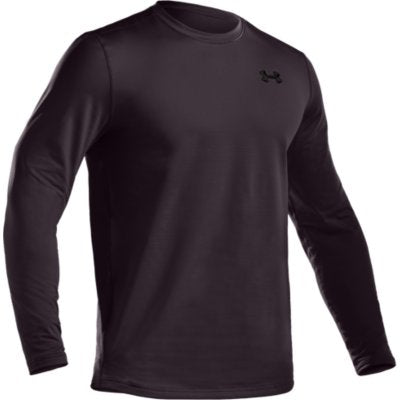 Under Armour Evo CG Fitted Crew Top Black/Graphite