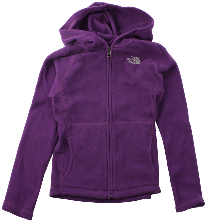 The North Face Glacier Full Zip Hoodie - Youth - Girl's Gravity Purple