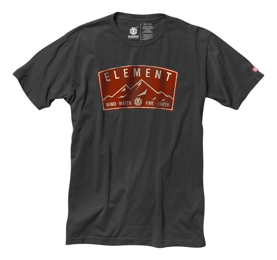 Element Range T Shirt Black