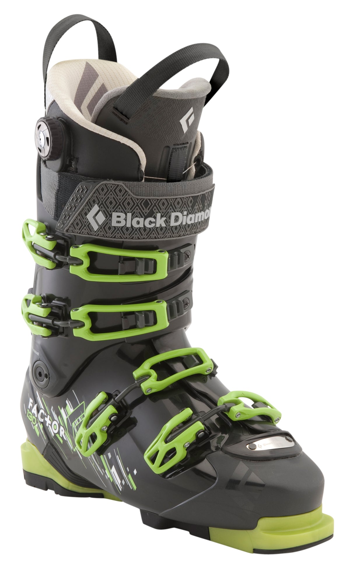 Black Diamond Factor 130 Ski Boots 2012 Black/Envy Green
