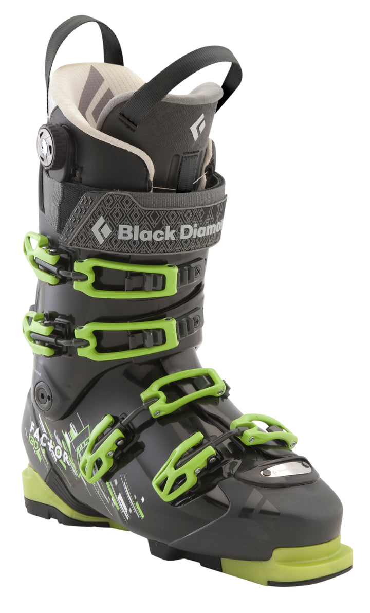 Black Diamond Factor 130 Ski Boots 2012 Black/Envy Green