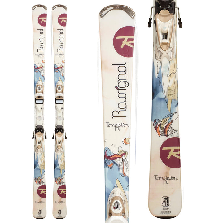 Rossignol Temptation 74 Skis + WTPI²/Saphir 90 Bindings - Women's 2012