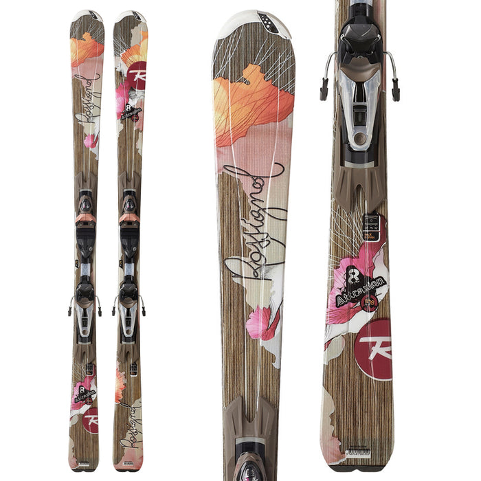 Rossignol Attraxion 8 Echo Skis + WTPI²/Saphir 110 Bindings - Women's 2012