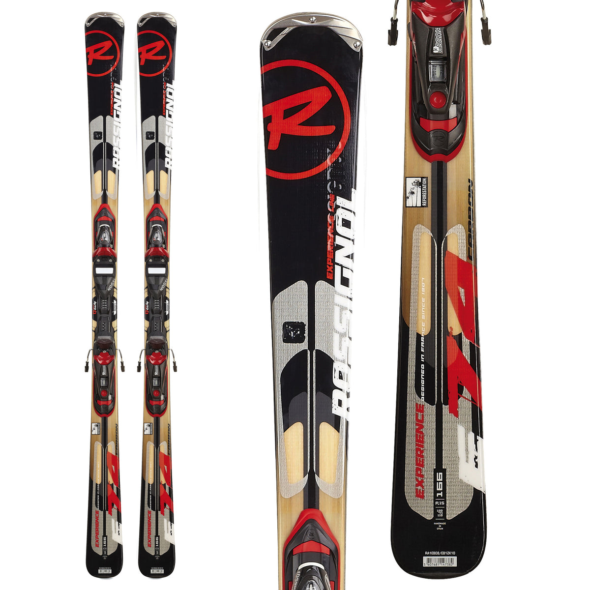 Rossignol Experience 74 Carbon Skis + TPI²/Axium 100 Bindings 2012 