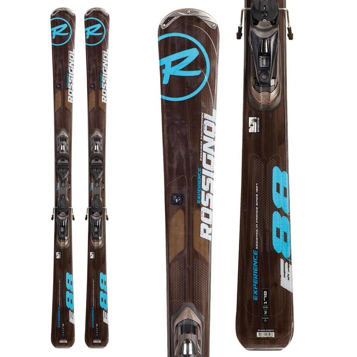 Rossignol Experience 88 Skis + TPX/Axium 120 Bindings 2012