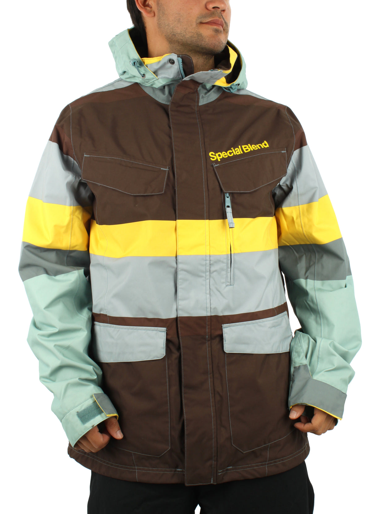 Special Blend Circa Jacket Steel Reserve Faded Out Stripes