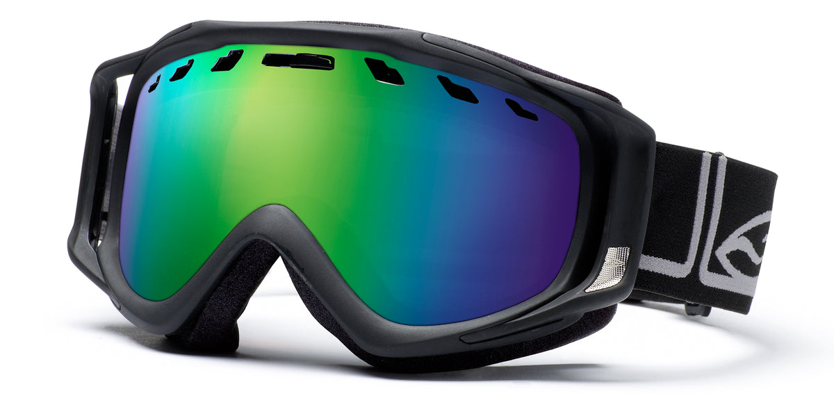 Smith Stance Goggles Black Foundation/Green SOL-X Mirror & Yellow