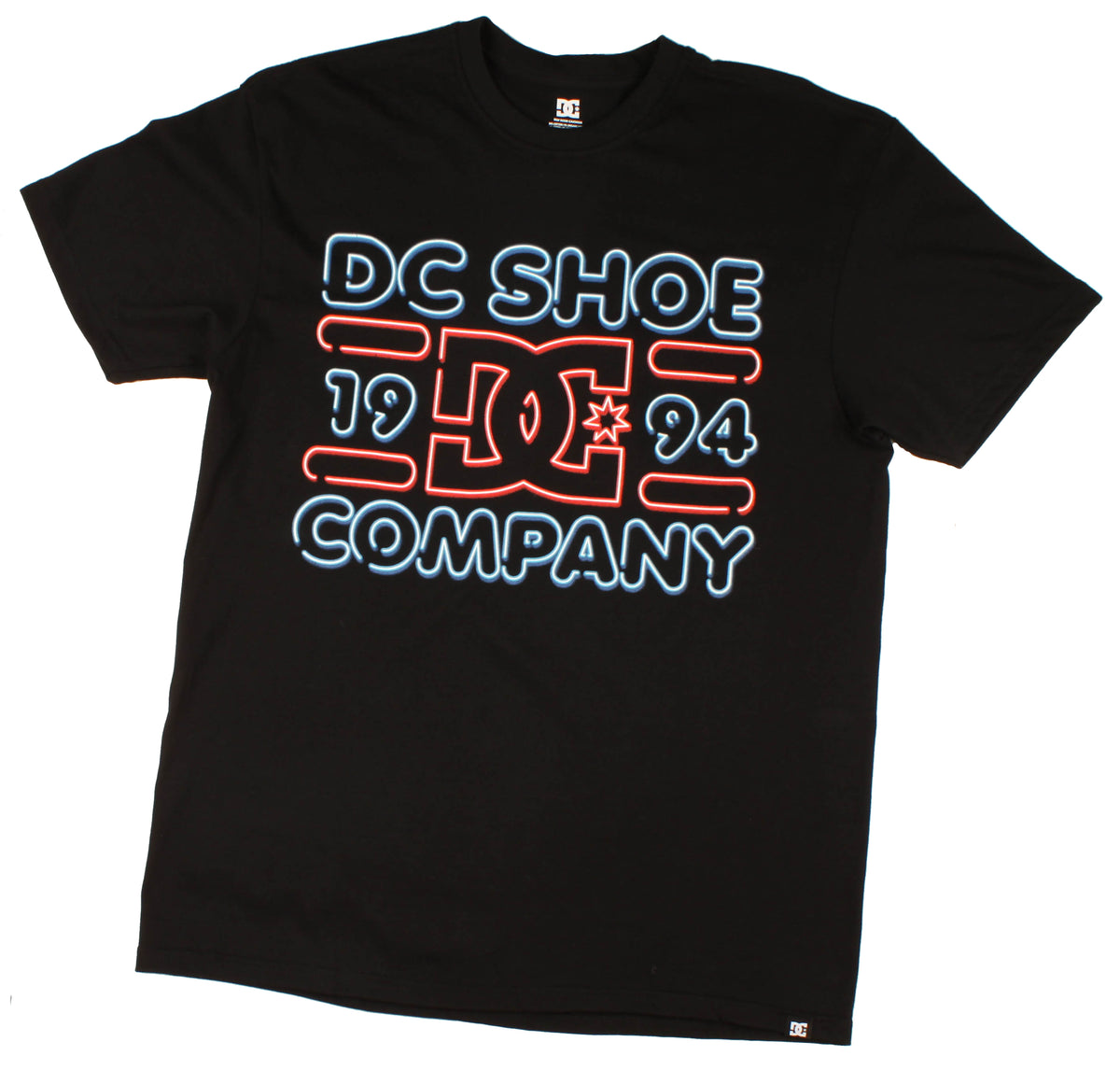 DC Neon T Shirt Black