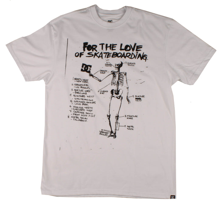 DC Fracture T Shirt White