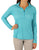 Patagonia Capilene 2 Lightweight Zip Neck Shirt - Women's Curacao/Clear Pool X Dye