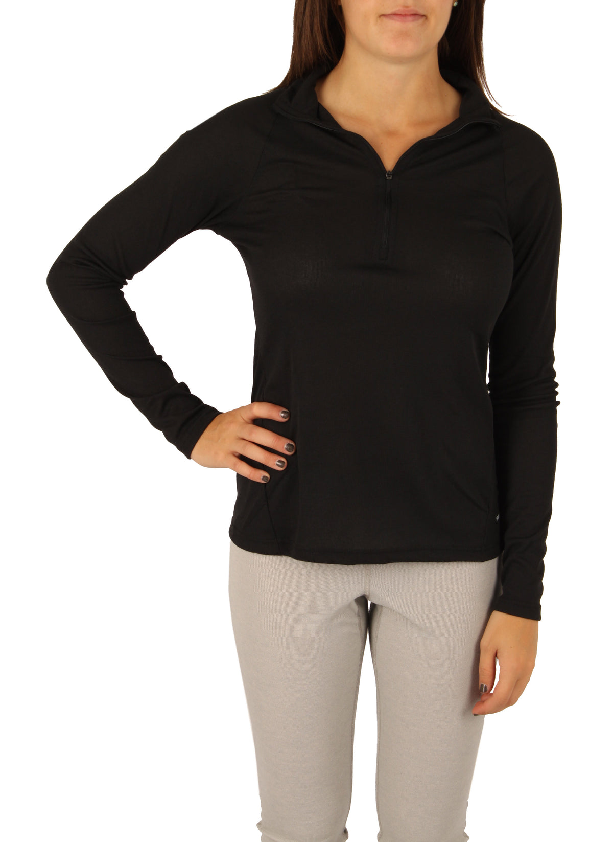 Patagonia Capilene 3 Midweight Zip Neck Shirt - Women's Black