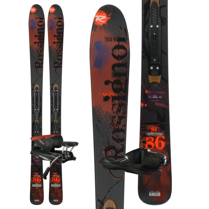 Rossignol Bandit SC86 Freebeam Skis + Axium 120 TPI Bindings 2010