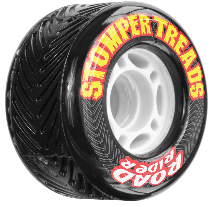 Santa Cruz Stomper Treads Road Rider 78A Skateboard Wheels Black Side View