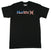Hurley One & Only Country Flag T Shirt Black/USA