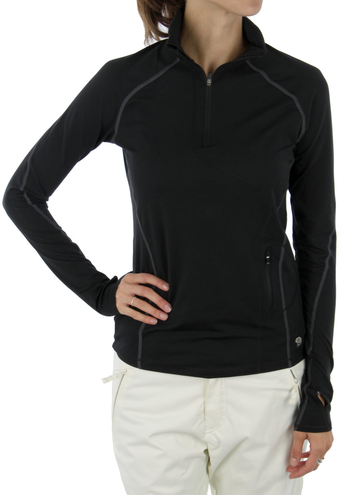 Mountain Hardwear Butter Zippity Zip Neck Top - Women's